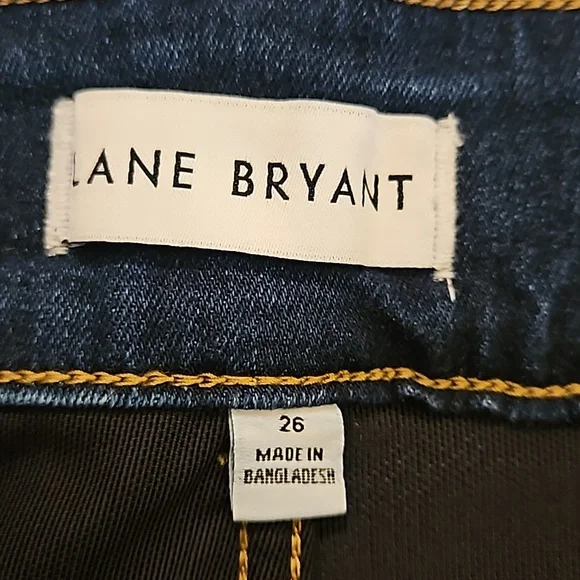 Lane Bryant High Rise Skinny Jeans Dark Blue in size 26 - Picture 8 of 11